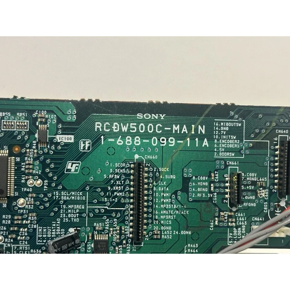 Sony RCD-W500C CD Changer and Recorder MAIN CIRCUIT BOARD 1-688-099-11A